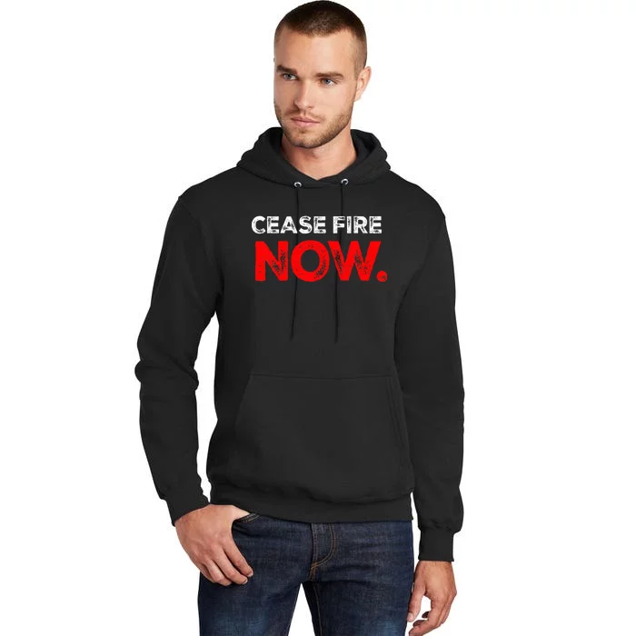 Ceasefire NOW Tall Hoodie