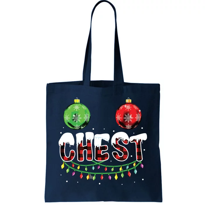 Chest Nuts Christmas Funny Matching Couple Chestnuts Tote Bag