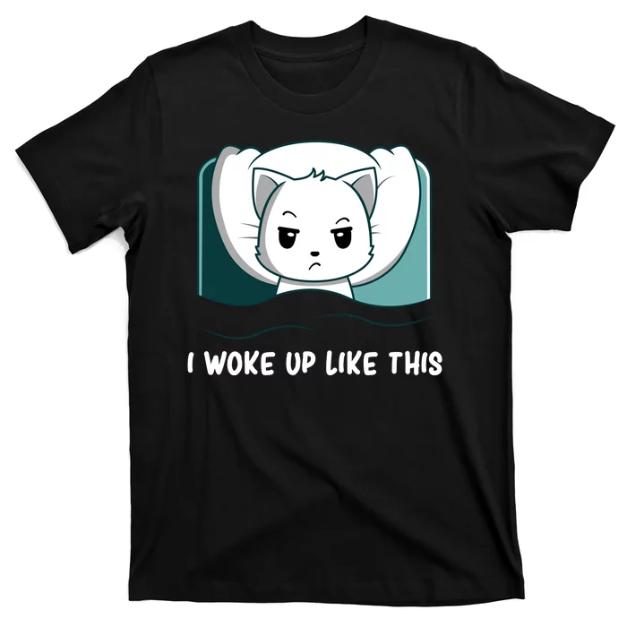 Hilarious Sleepy Lazy Cat T-Shirt