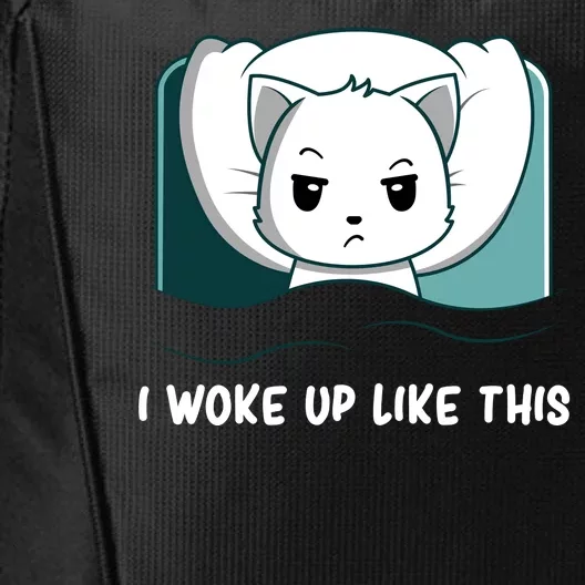 Hilarious Sleepy Lazy Cat City Backpack