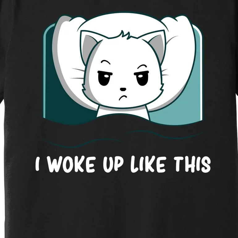 Hilarious Sleepy Lazy Cat Premium T-Shirt