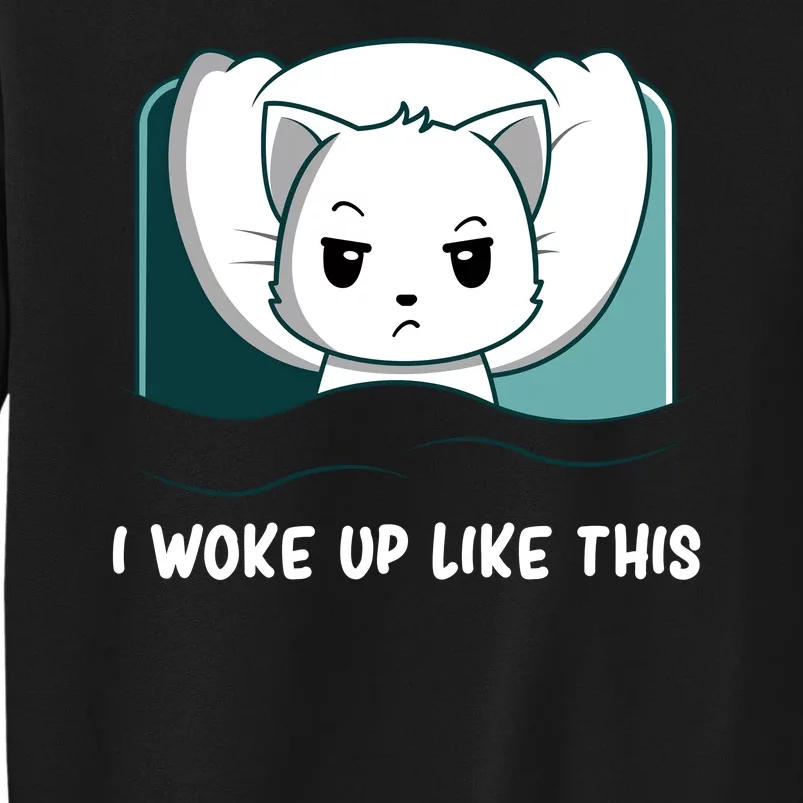 Hilarious Sleepy Lazy Cat Tall Sweatshirt