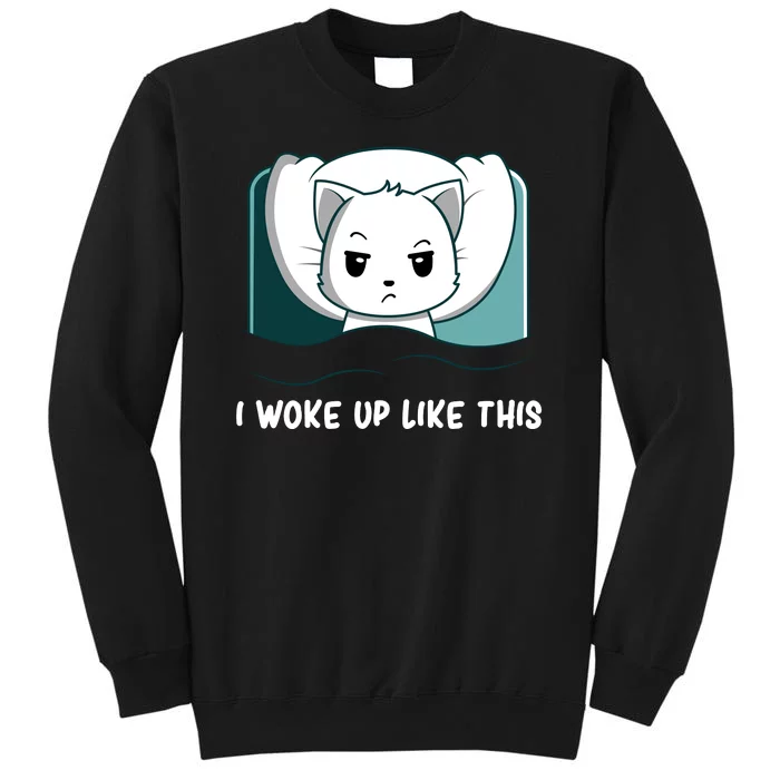 Hilarious Sleepy Lazy Cat Tall Sweatshirt