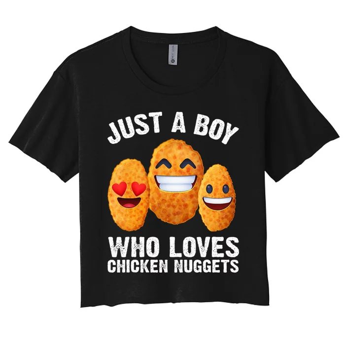 Chicken Nugget Women's Crop Top Tee