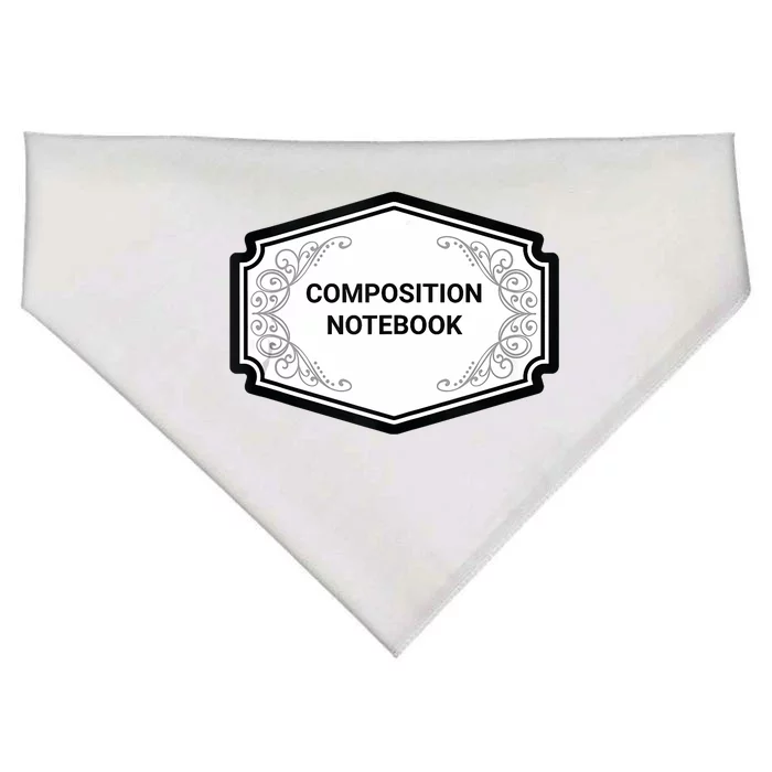 Composition Notebook Costume Teachers Matching Halloween USA-Made Doggie Bandana