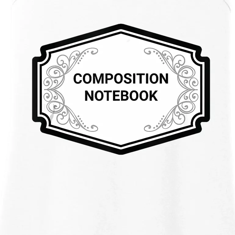 Composition Notebook Costume Teachers Matching Halloween Ladies Essential Tank