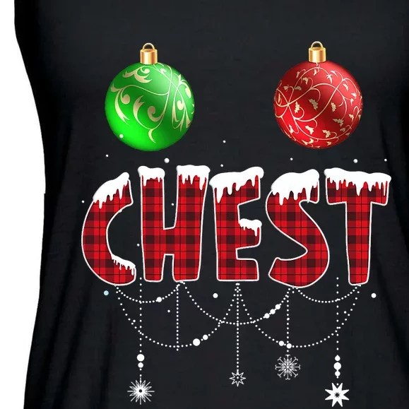 Chest Nuts Christmas Matching Couple Chestnuts Xmas Ladies Essential Flowy Tank