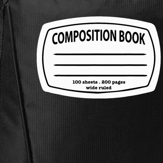 Composition Notebook Costume Matching Group Halloween City Backpack