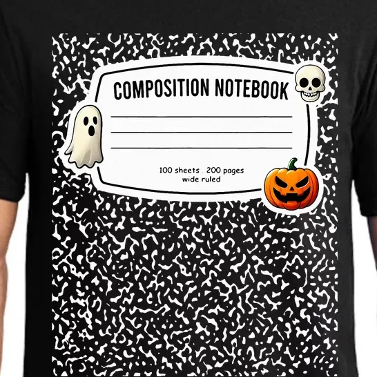 Composition Notebook Costume Adult Halloween For Teachers Pajama Set