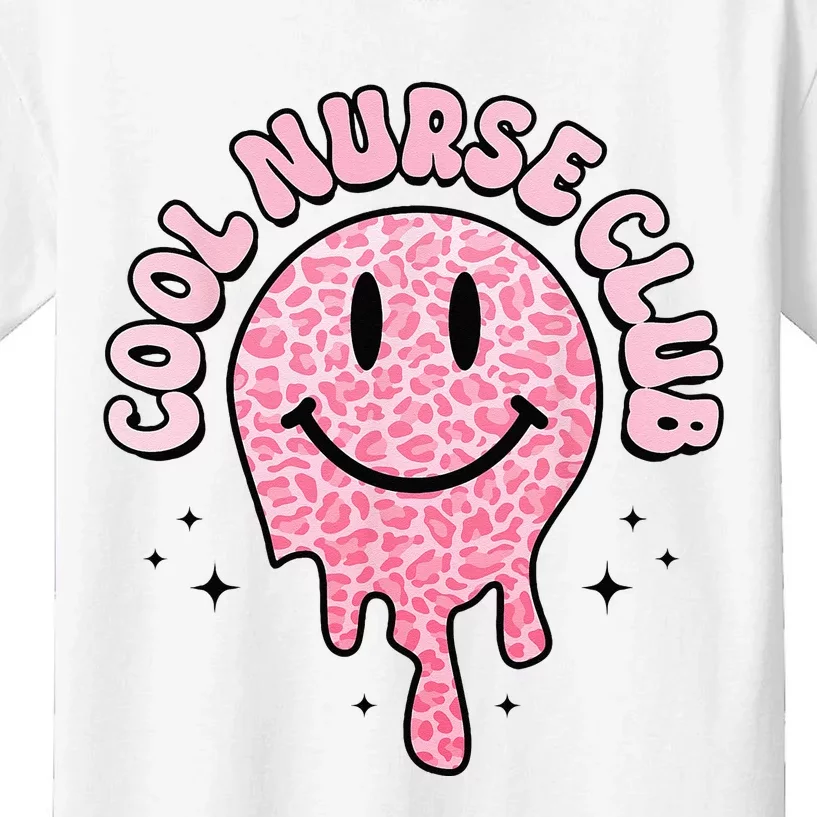 Cool Nurse Club Healthcare Worker Nurse Life Groovy Retro Kids T-Shirt