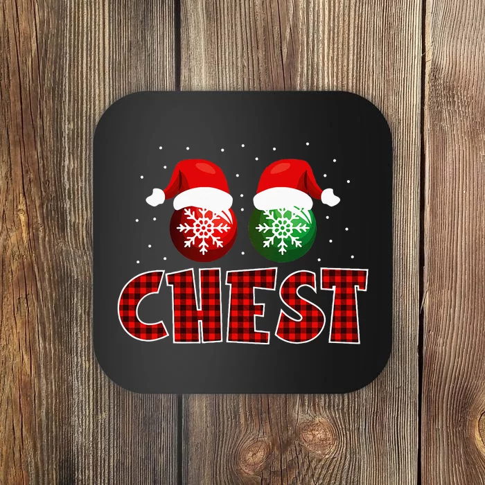 Chest Nuts Christmas Matching Couples Chestnuts Coaster