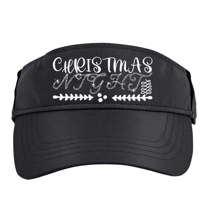 Christmas Night Adult Drive Performance Visor