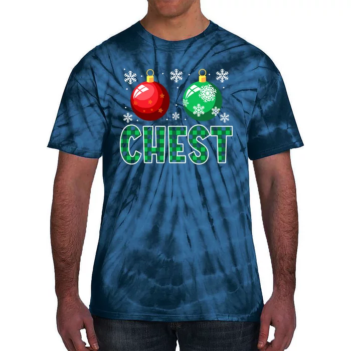 Chest Nuts Christmas Matching Couple Chestnuts Tie-Dye T-Shirt