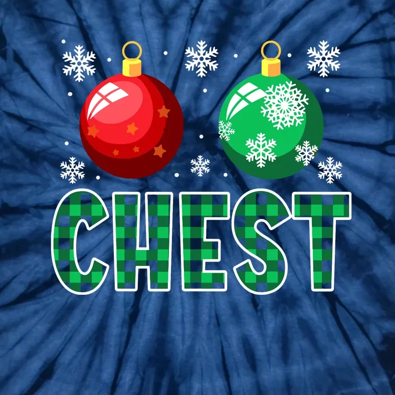 Chest Nuts Christmas Matching Couple Chestnuts Tie-Dye T-Shirt