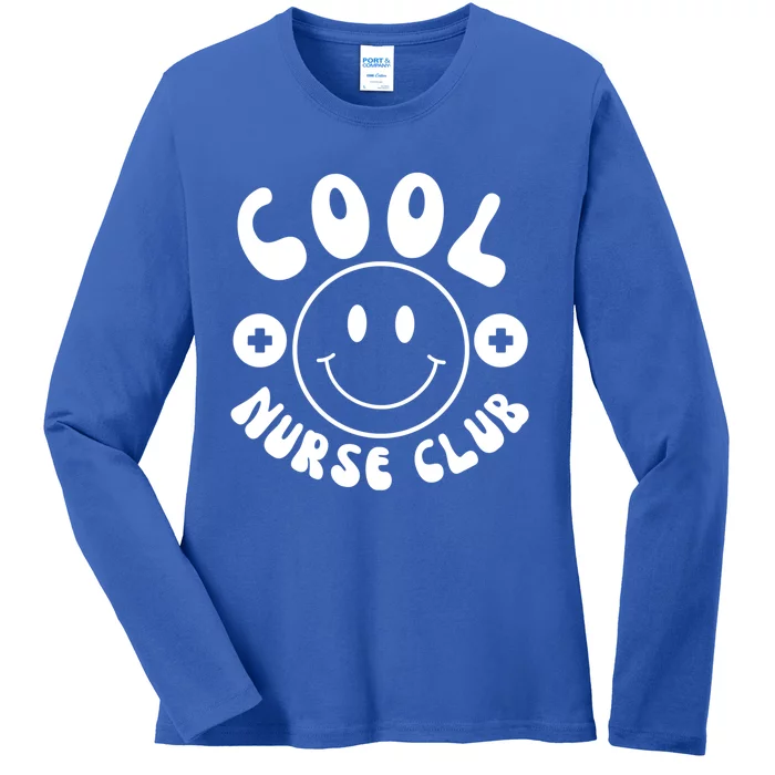 Cute Nurse Cool Nurse Club Groovy Nurse Week Gift Ladies Long Sleeve Shirt