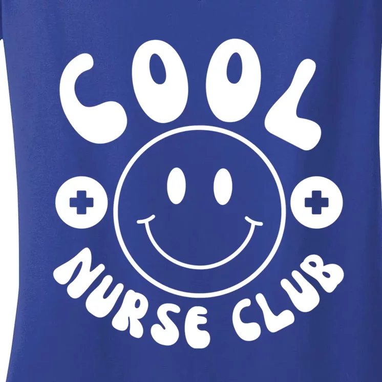 Cute Nurse Cool Nurse Club Groovy Nurse Week Gift Women's V-Neck T-Shirt