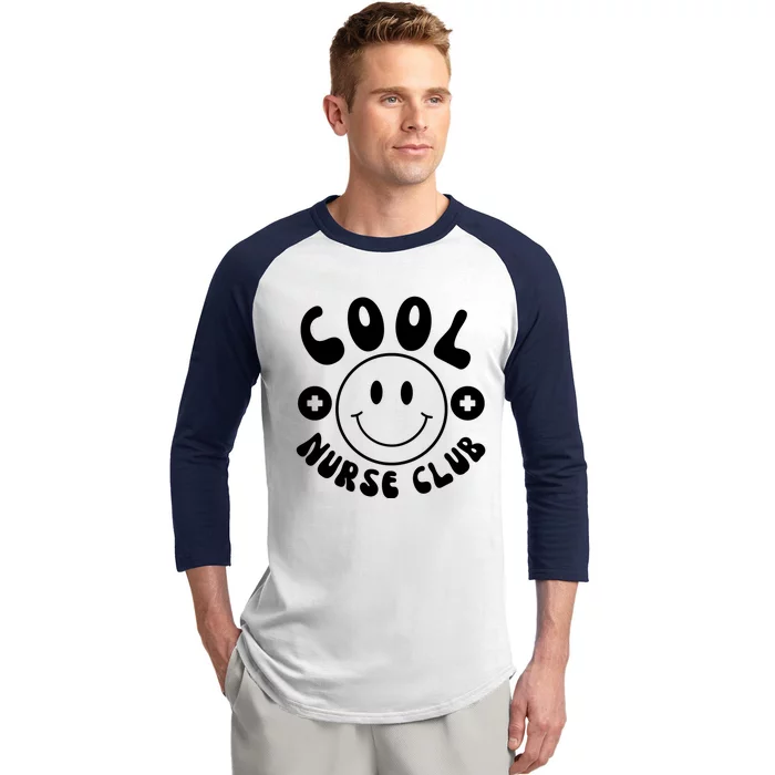 Cute Nurse Cool Nurse Club Groovy Nurse Week Gift Baseball Sleeve Shirt