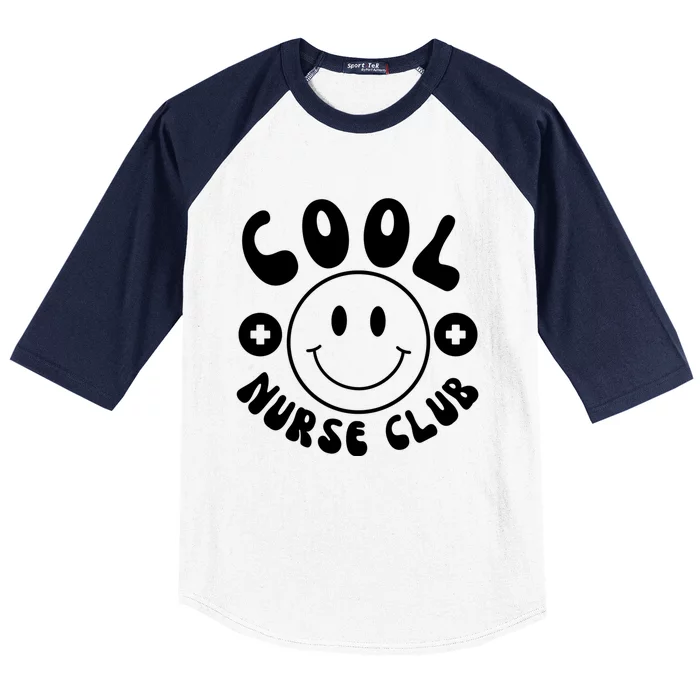 Cute Nurse Cool Nurse Club Groovy Nurse Week Gift Baseball Sleeve Shirt