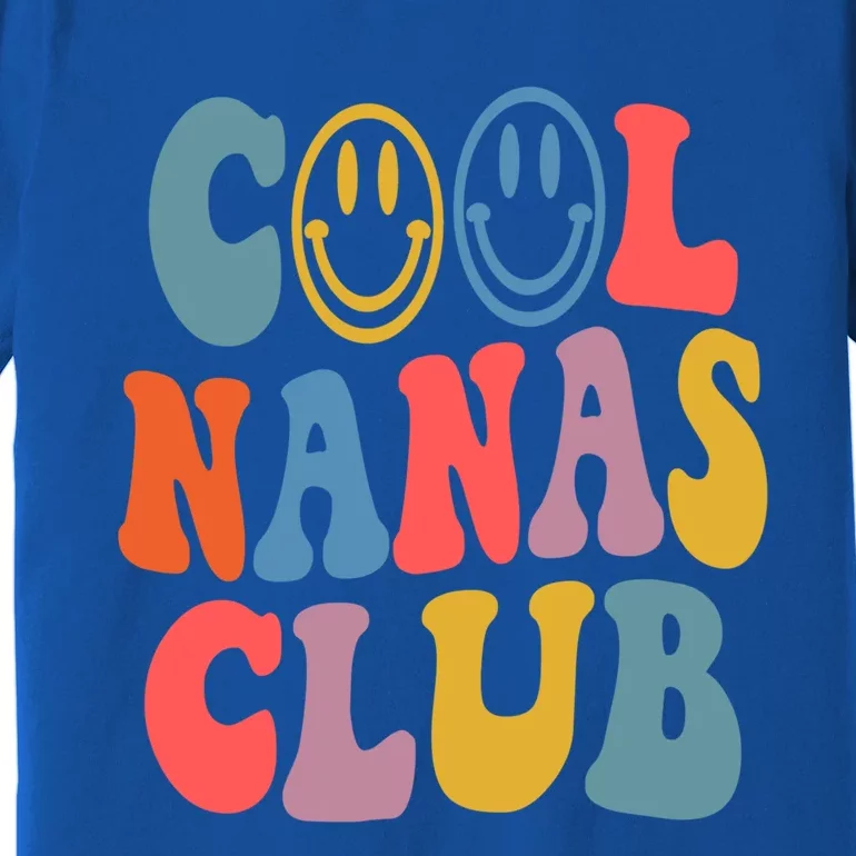 Cool Nanas Club Cool Grandma Promoted To Grandma Gift Premium T-Shirt