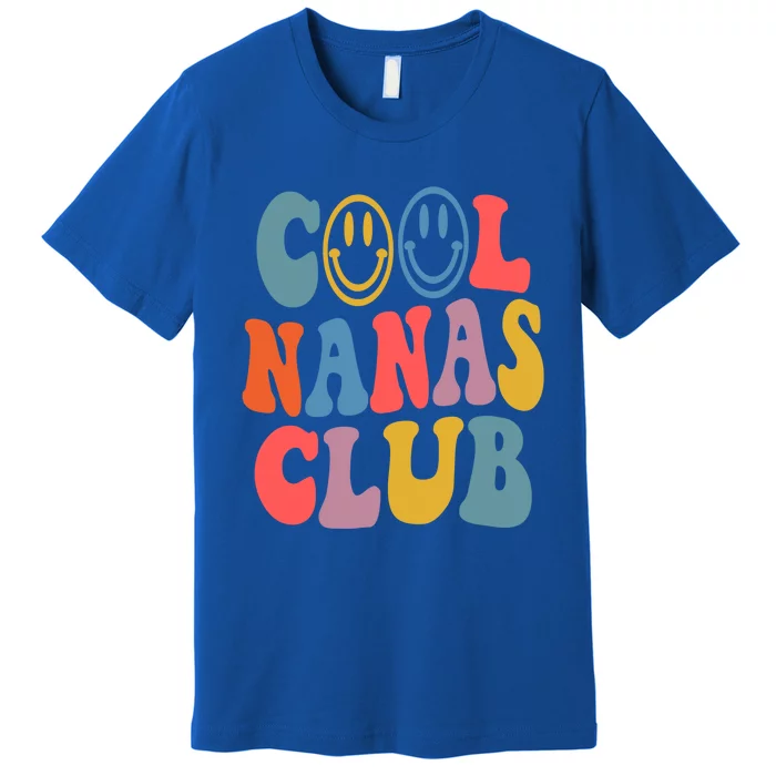 Cool Nanas Club Cool Grandma Promoted To Grandma Gift Premium T-Shirt