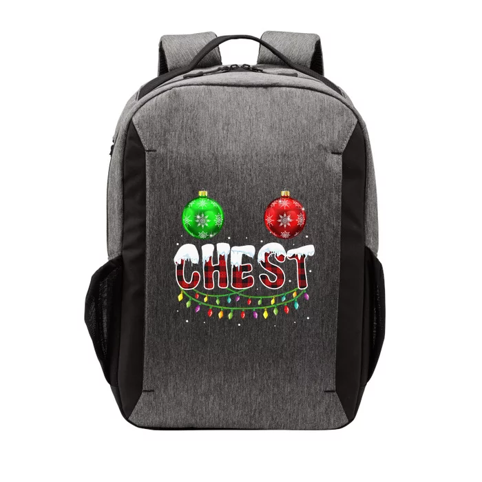 Chest Nuts Christmas Funny Matching Couple Chestnuts Vector Backpack