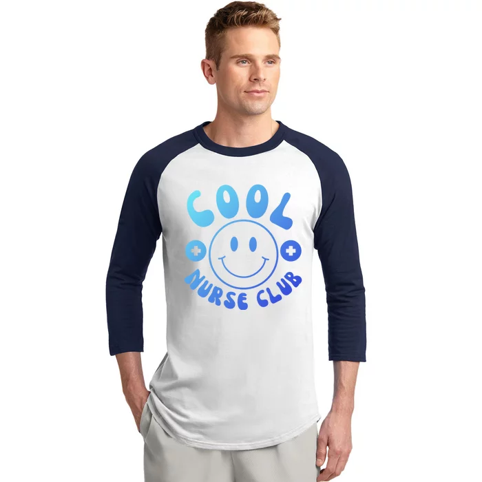 Cute Nurse Cool Nurse Club Groovy Nurse Week Gift Baseball Sleeve Shirt