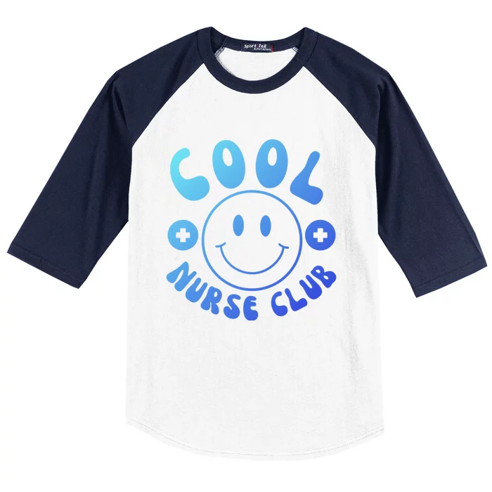 Cute Nurse Cool Nurse Club Groovy Nurse Week Gift Baseball Sleeve Shirt