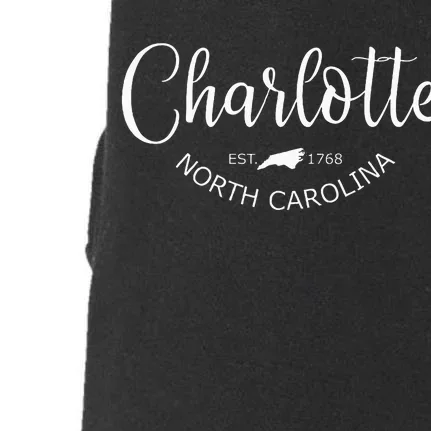 Charlotte North Carolina Classic Charlotte Nc Us City Doggie 3-End Fleece Hoodie