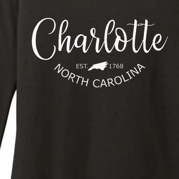 Charlotte North Carolina Classic Charlotte Nc Us City Womens CVC Long Sleeve Shirt