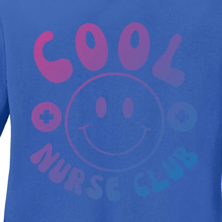 Cute Nurse Cool Nurse Club Groovy Nurse Week Gift Ladies Long Sleeve Shirt