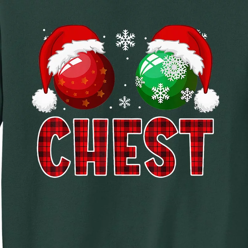 Chest Nuts Christmas Funny Matching Couple Chestnuts Sweatshirt