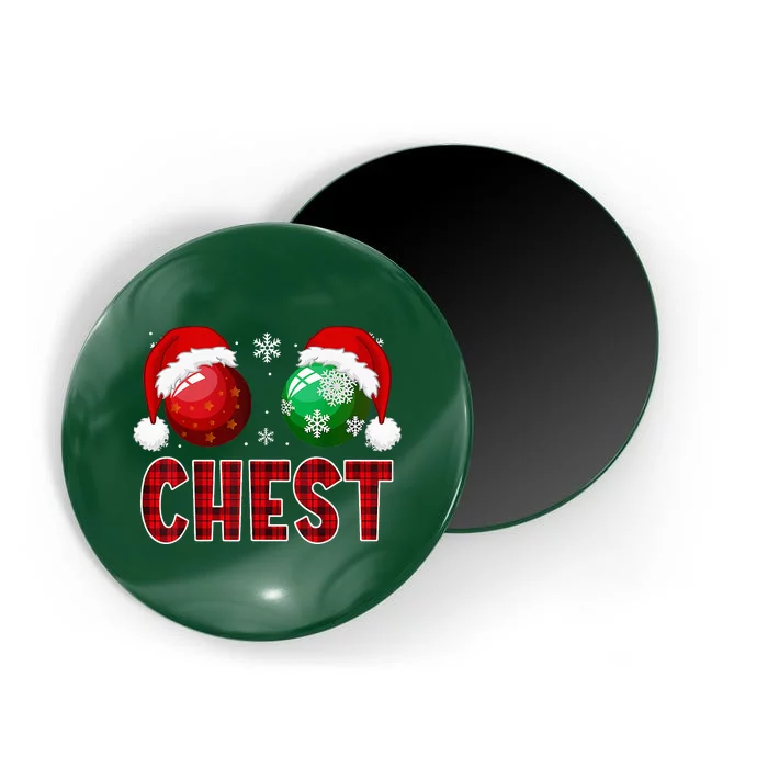 Chest Nuts Christmas Funny Matching Couple Chestnuts Magnet