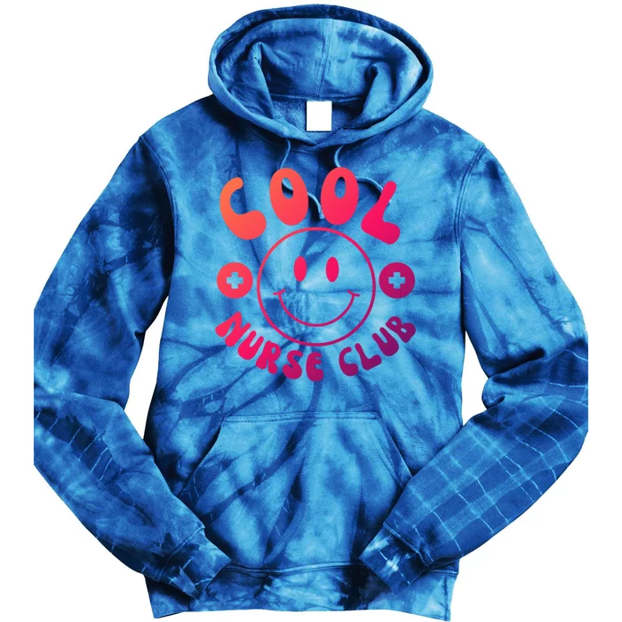 Cute Nurse Cool Nurse Club Groovy Nurse Week Gift Tie Dye Hoodie