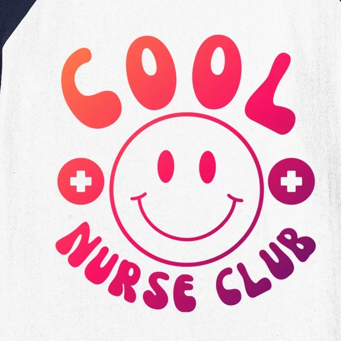 Cute Nurse Cool Nurse Club Groovy Nurse Week Gift Baseball Sleeve Shirt