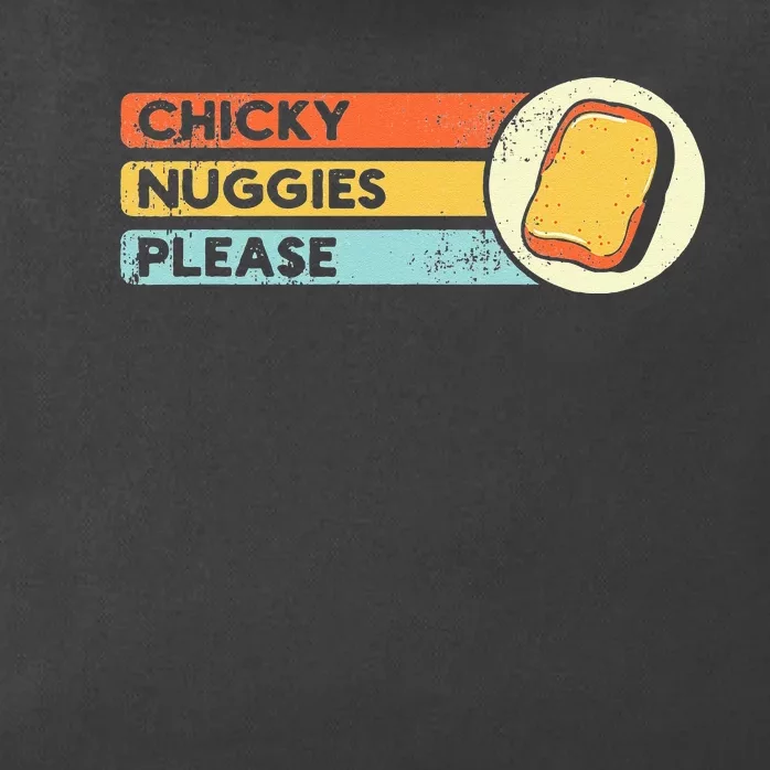 Chicky Nuggies Chicken Nugget Fans Nug Eaters Fast Food Zip Tote Bag