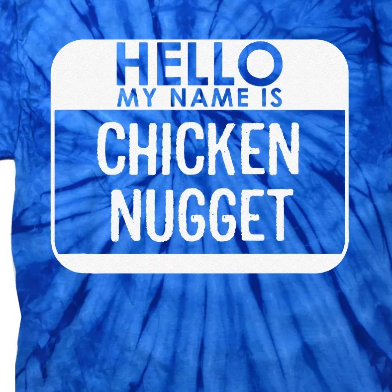 Chicken Nugget Costume Funny Easy Last Minute Halloween Gift Tie-Dye T-Shirt