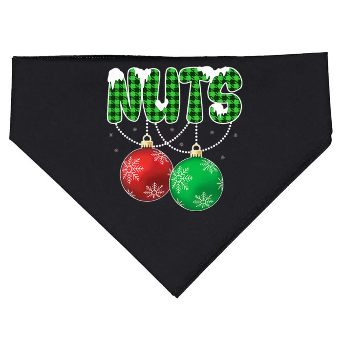 Chest Nuts Christmas Matching Couple Chestnuts USA-Made Doggie Bandana