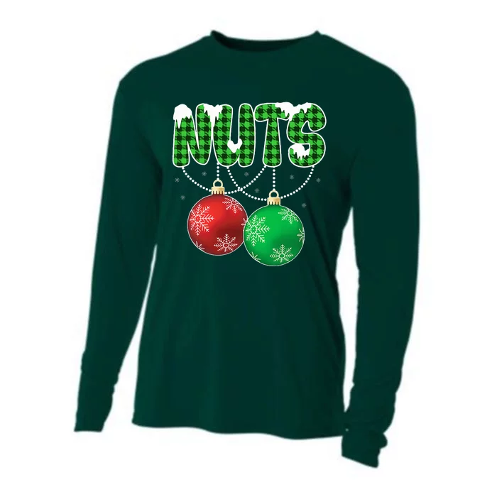 Chest Nuts Christmas Matching Couple Chestnuts Cooling Performance Long Sleeve Crew