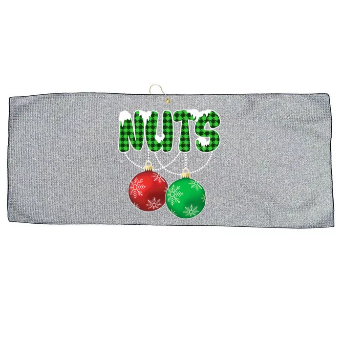 Chest Nuts Christmas Matching Couple Chestnuts Large Microfiber Waffle Golf Towel