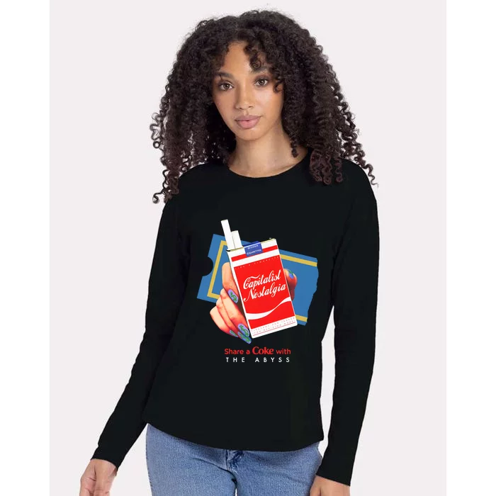 Capitalist Nostalgia Womens Cotton Relaxed Long Sleeve T-Shirt