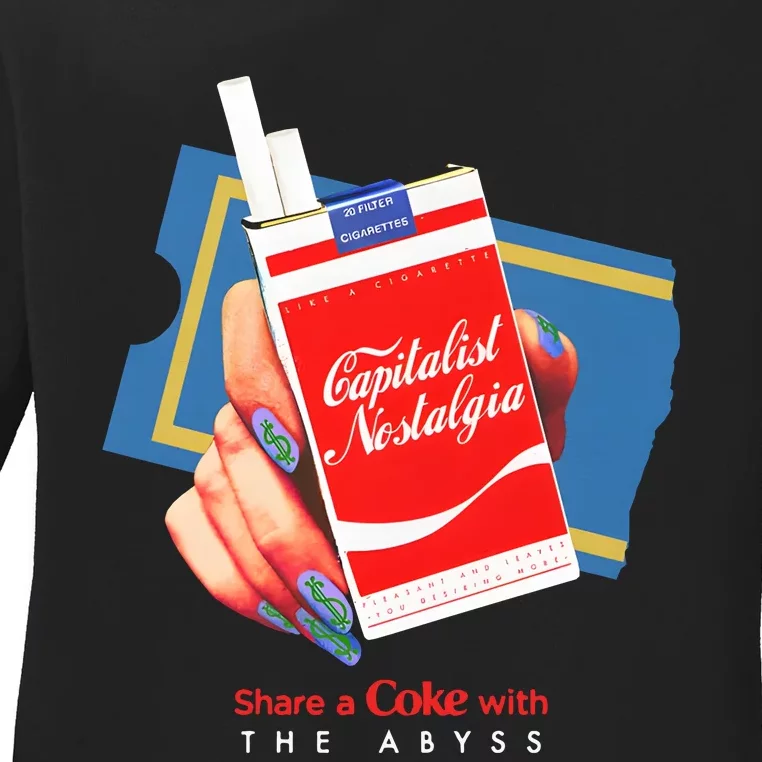 Capitalist Nostalgia Ladies Long Sleeve Shirt