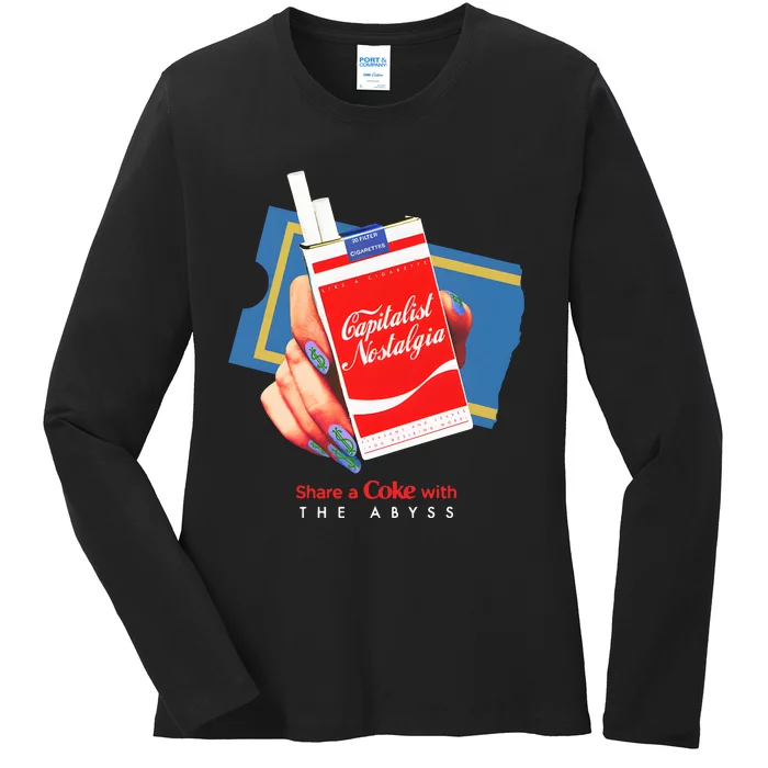 Capitalist Nostalgia Ladies Long Sleeve Shirt