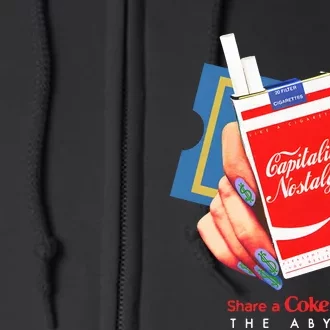 Capitalist Nostalgia Full Zip Hoodie