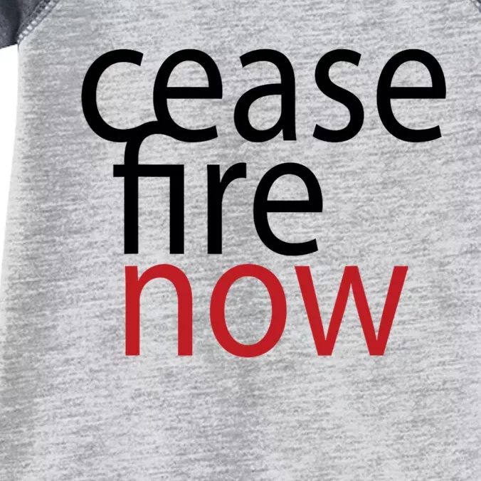 Ceasefire Now Infant Baby Jersey Bodysuit