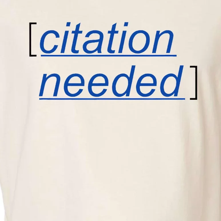 Citation Needed Garment-Dyed Women's Muscle Tee