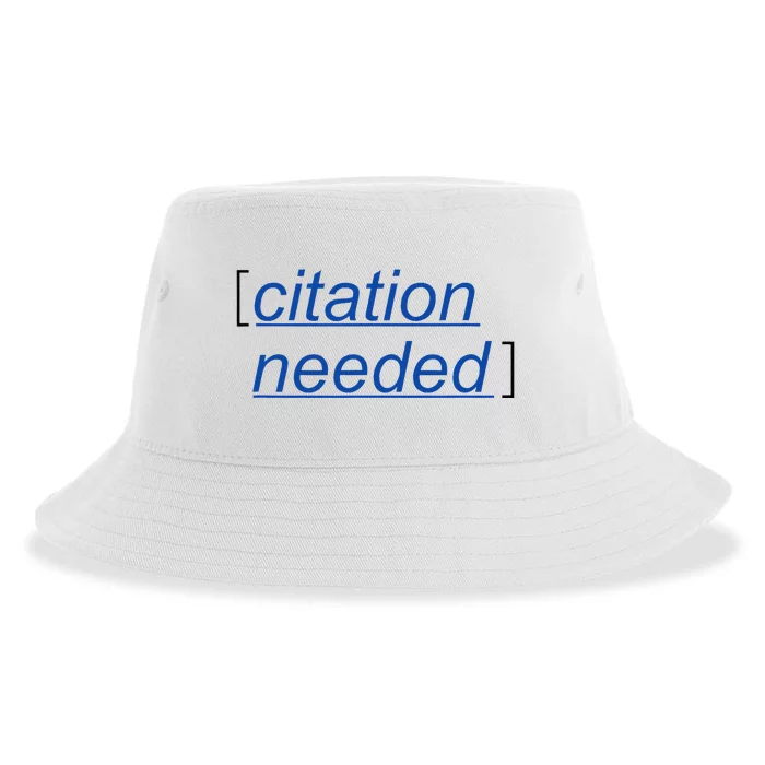 Citation Needed Sustainable Bucket Hat