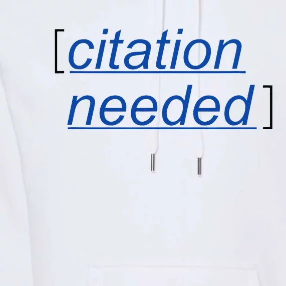 Citation Needed Premium Hoodie