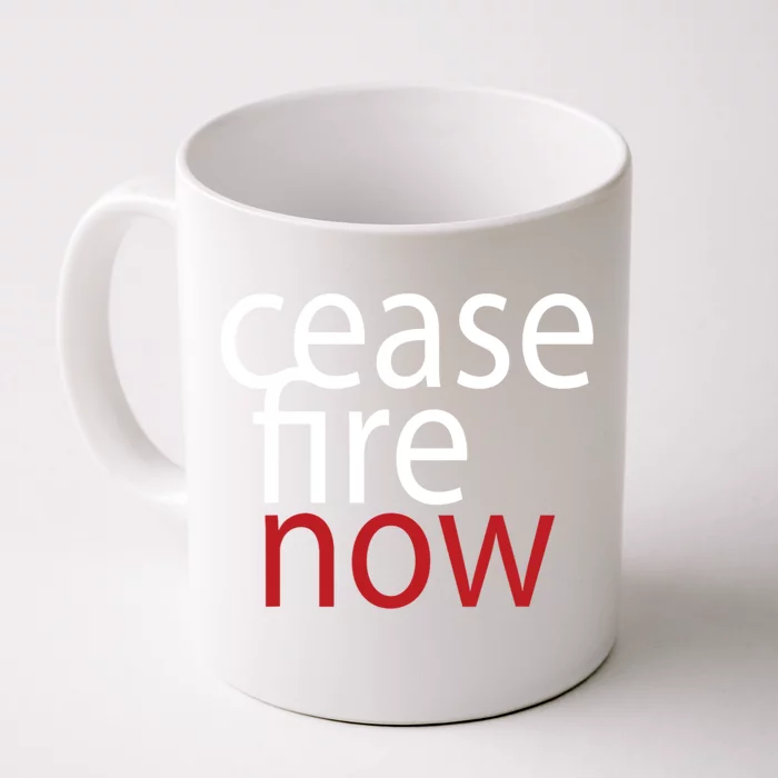 Ceasefire Now Front & Back Coffee Mug