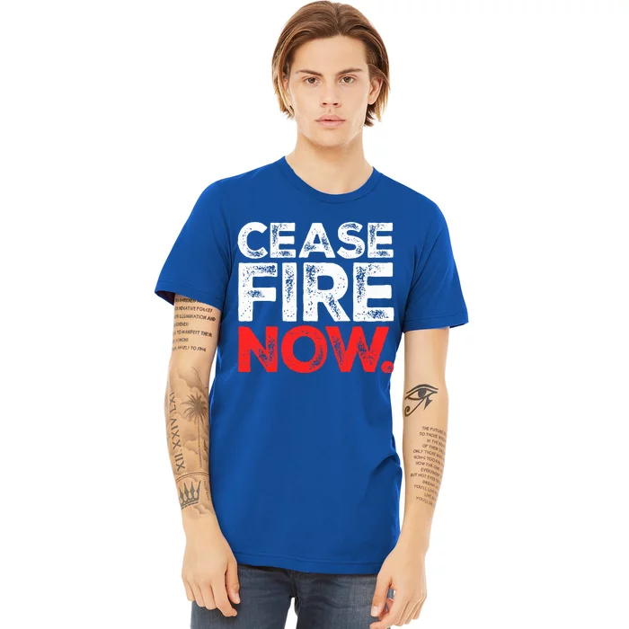 Ceasefire NOW Premium T-Shirt