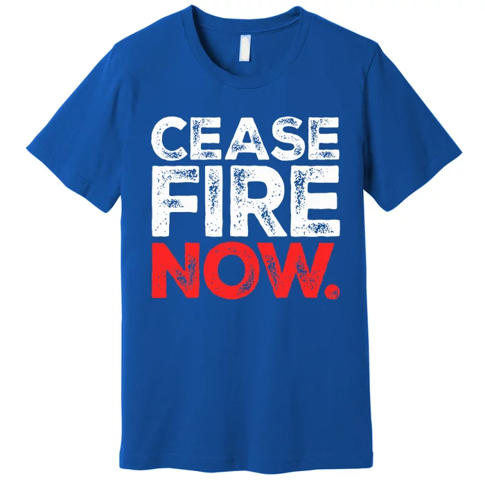 Ceasefire NOW Premium T-Shirt